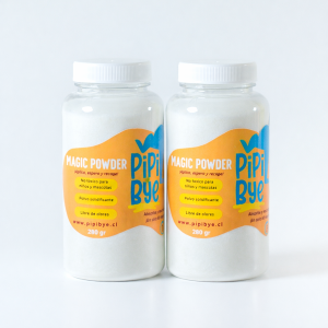 Pack Magic Powder mascotas Pipibye 280 g x2 polvo absorbente